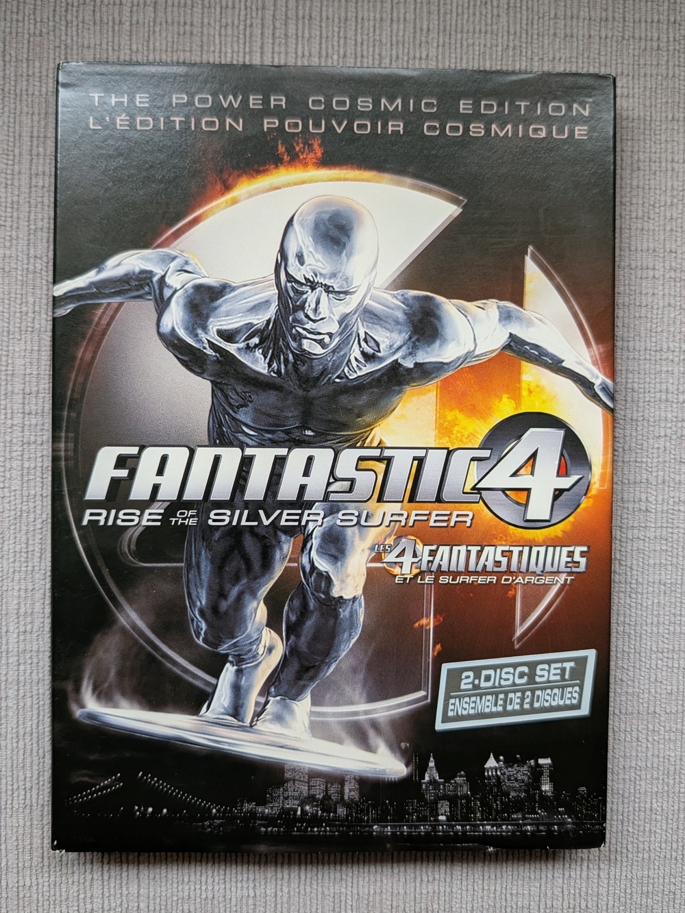 Marvel Fantastic Four DVD - Silver and Orange Artwork